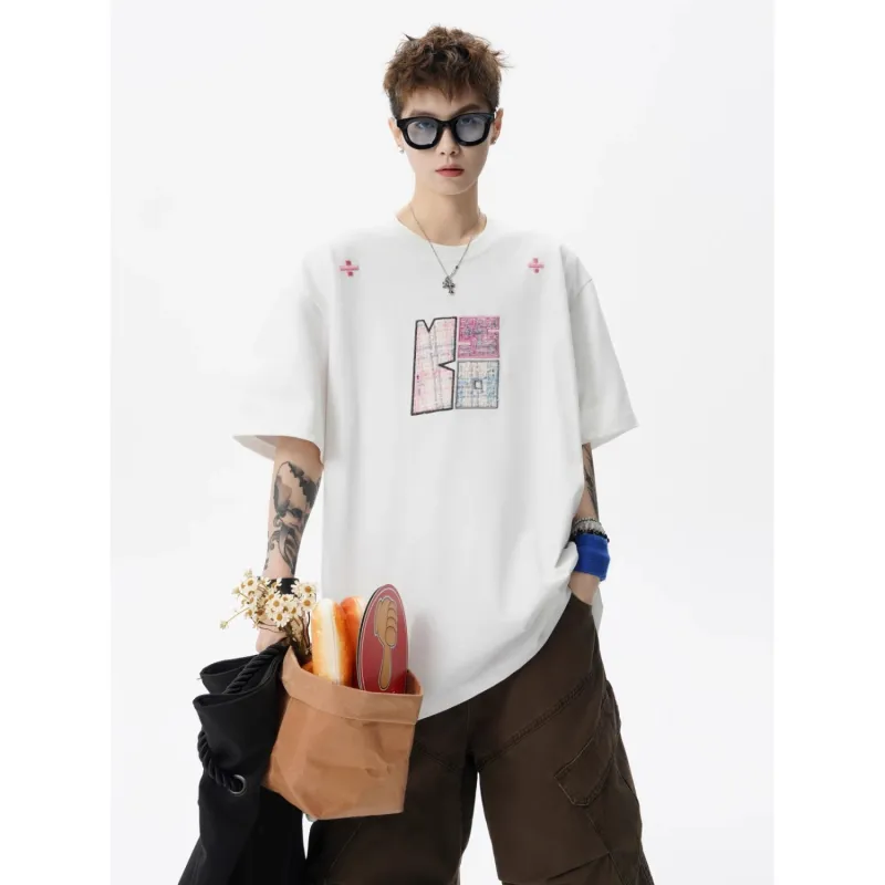 Wooden Rabbit T Shirts Men White-2