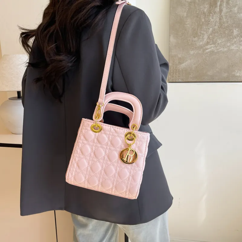 ROSEDAWN PU Lady Dior Bag, Shoulder Bag, Crossbody Bag, Handbag Regular Women's Multicolor-8