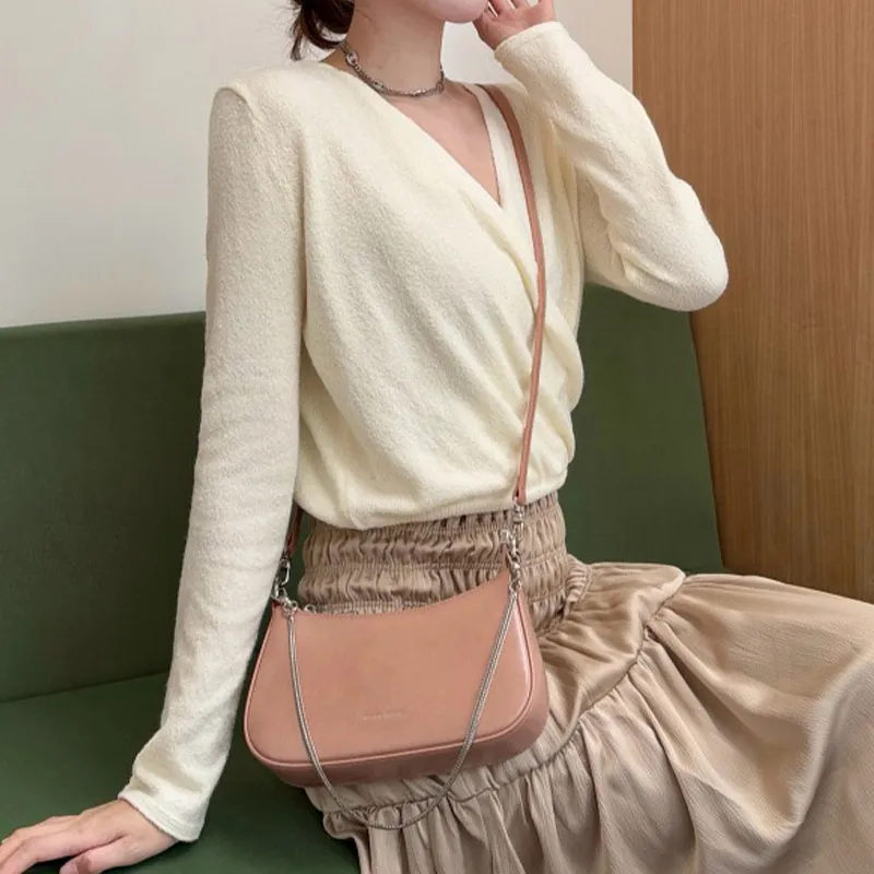 ROSEDAWN PU Shoulder Bag, Crossbody Bag, Handbag Women's Milkshake White-11