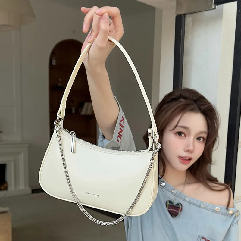 ROSEDAWN PU Shoulder Bag, Crossbody Bag, Handbag Women's Milkshake White-5