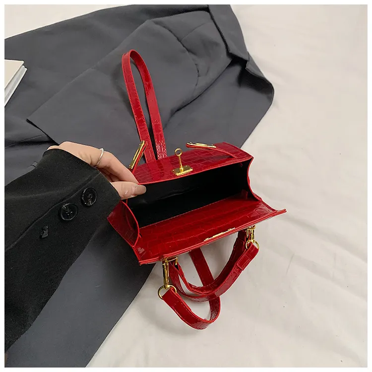 ROSEDAWN PU Handbag Regular Women's Elegant Black-14