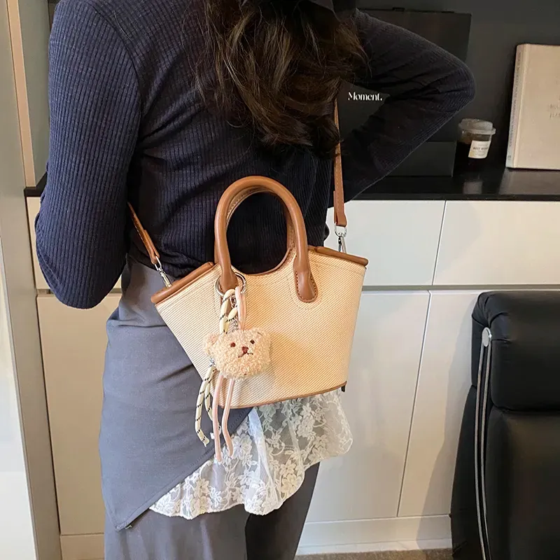 ROSEDAWN PU Handbag Women's Brown/Black-6