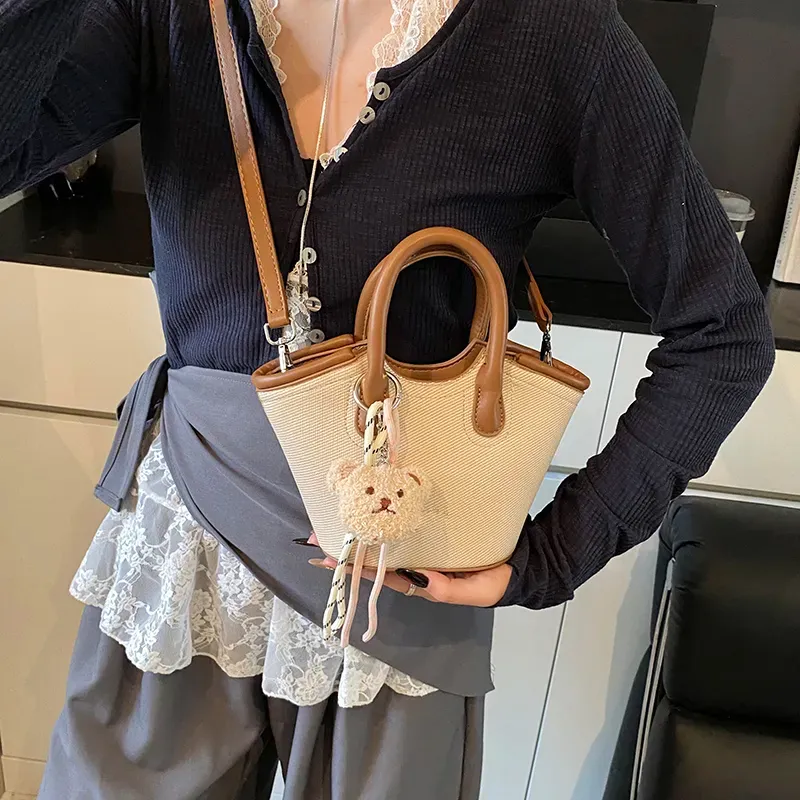 ROSEDAWN PU Handbag Women's Brown/Black-4