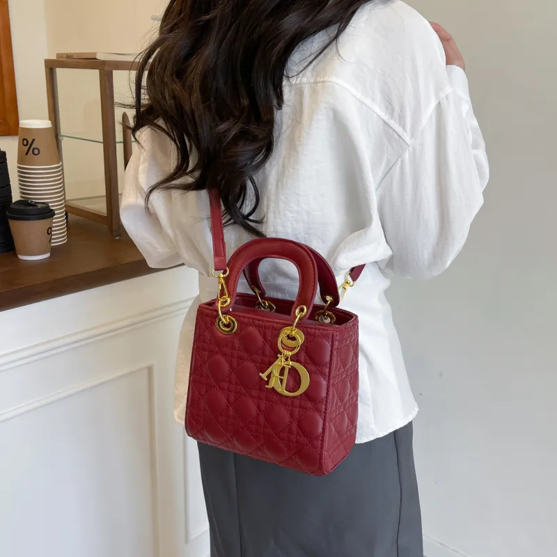 ROSEDAWN PU Lady Dior Bag, Shoulder Bag, Crossbody Bag, Handbag Regular Women's Multicolor-13