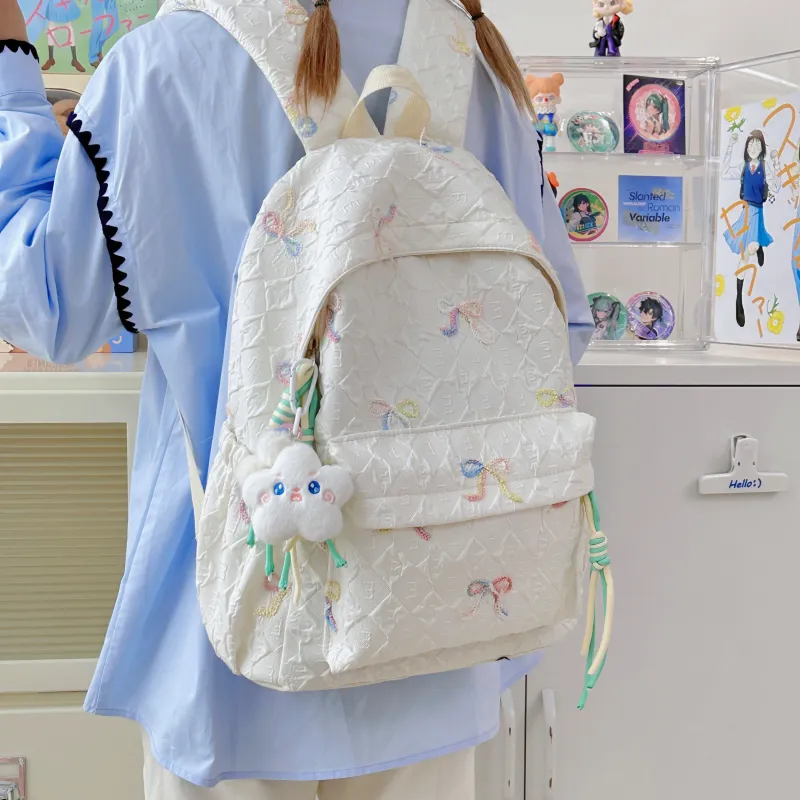 ROSEDAWN Nylon Backpack Unisex Multicolor-3