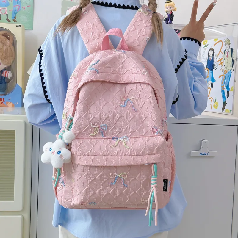 ROSEDAWN Nylon Backpack Unisex Multicolor-9