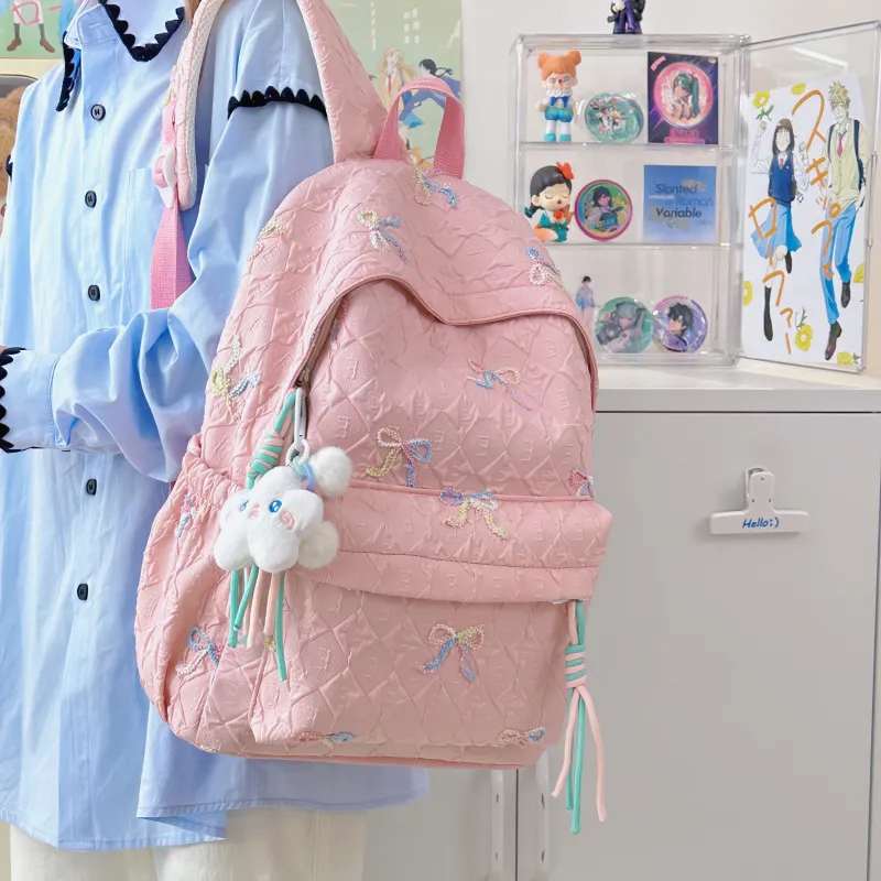 ROSEDAWN Nylon Backpack Unisex Multicolor-11