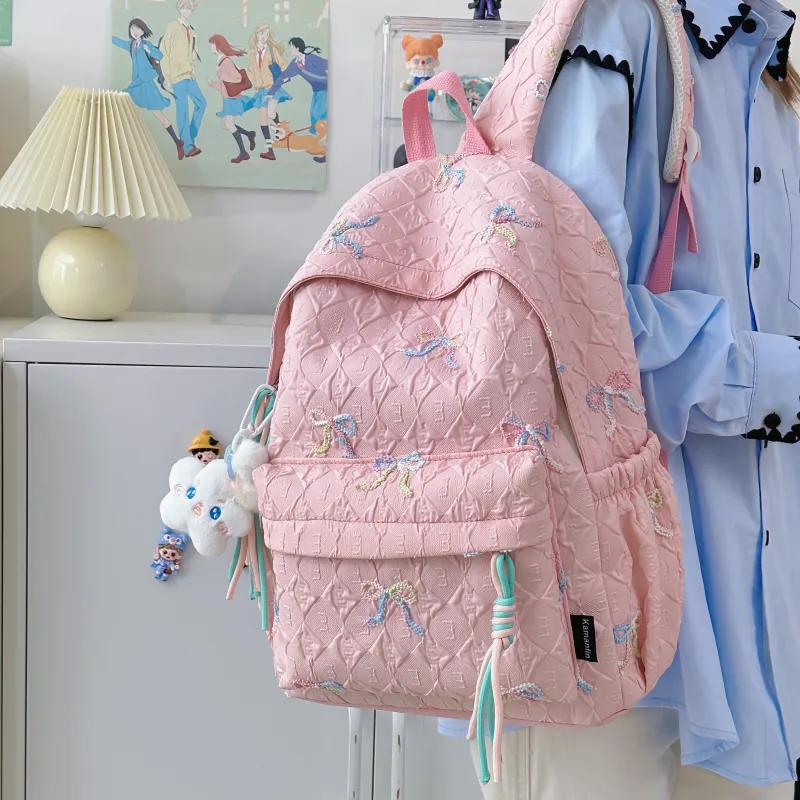 ROSEDAWN Nylon Backpack Unisex Multicolor-10