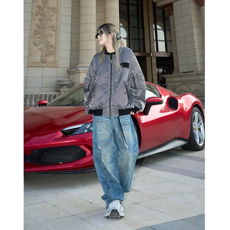 FORGIVENESS Jackets Coats Unisex Gray-3