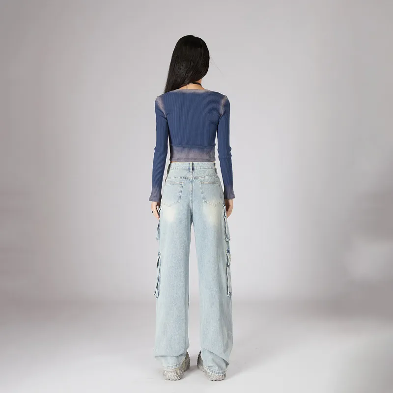 SNOW FLYING Jeans Women's Light Blue-4