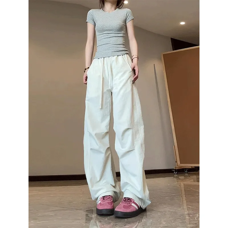 DARK HORSE Casual Pants Unisex Apricot-5