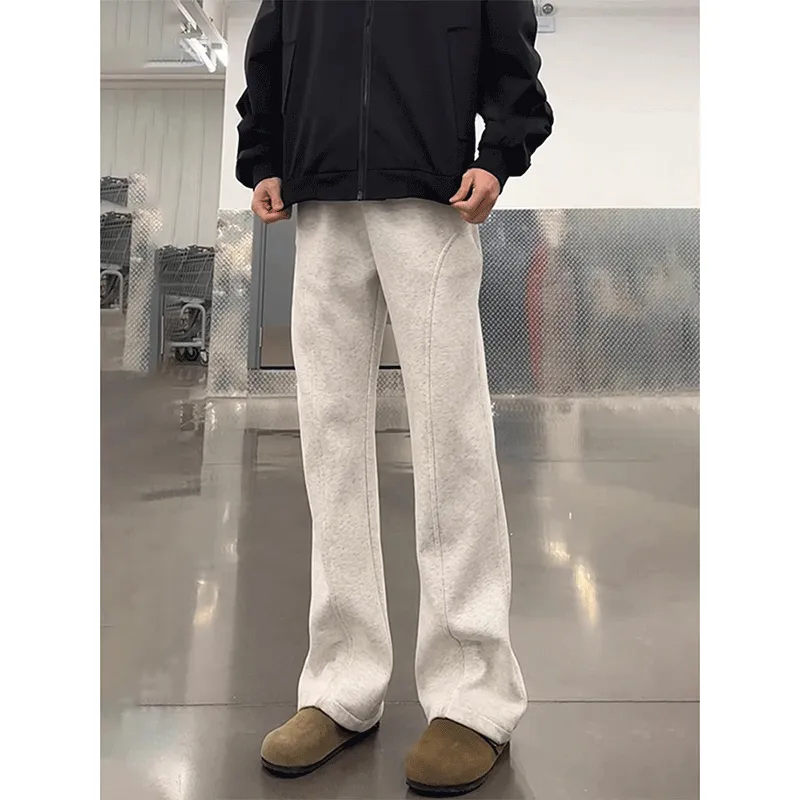 DARK HORSE Casual Pants Unisex Heather Gray-1