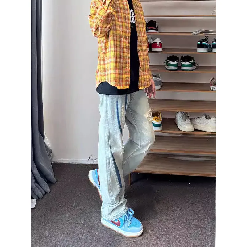 DARK HORSE Jeans Unisex Light Blue-4