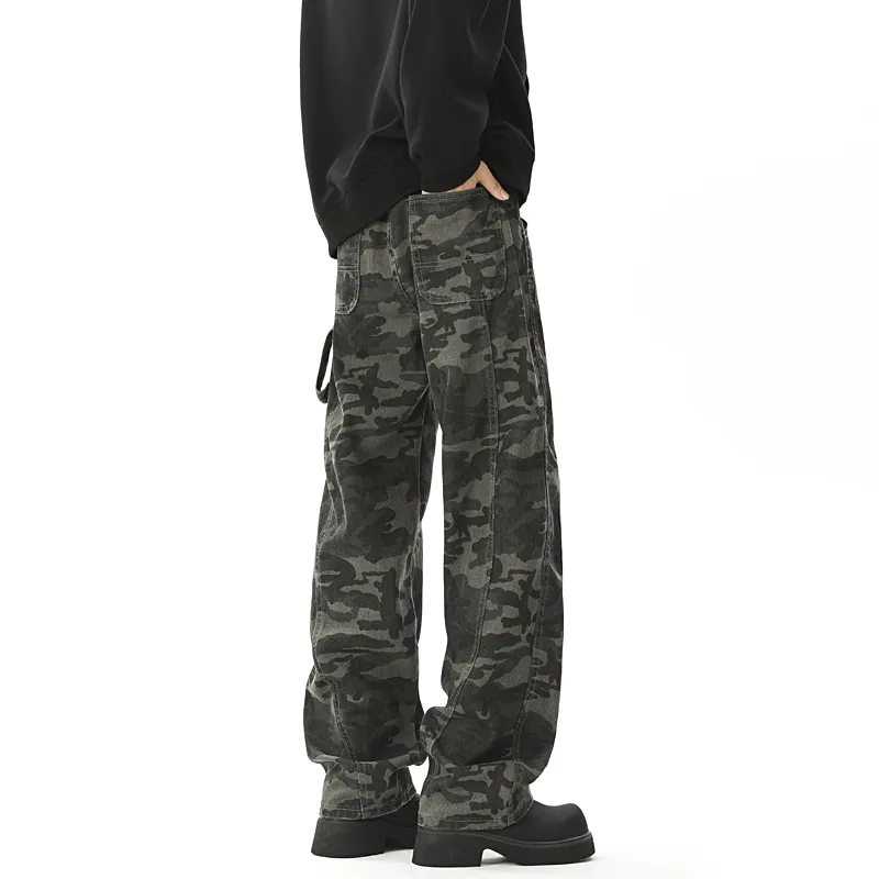 DARK HORSE Casual Pants Unisex Army Green-1