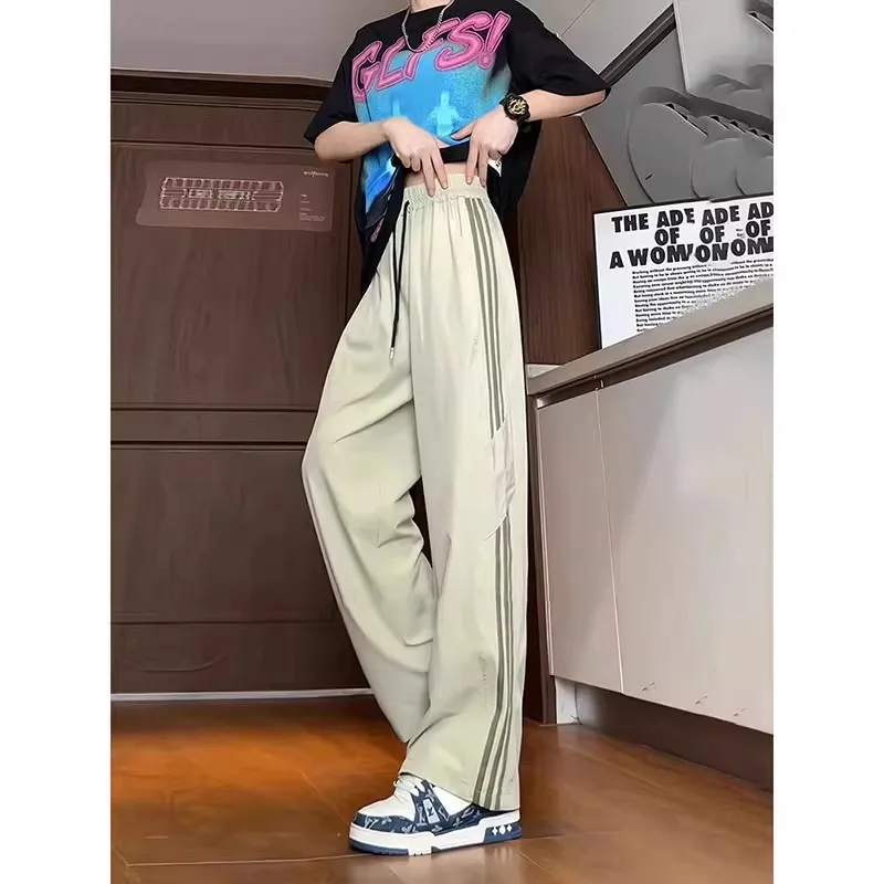 DARK HORSE Casual Pants Unisex Gray Green-4