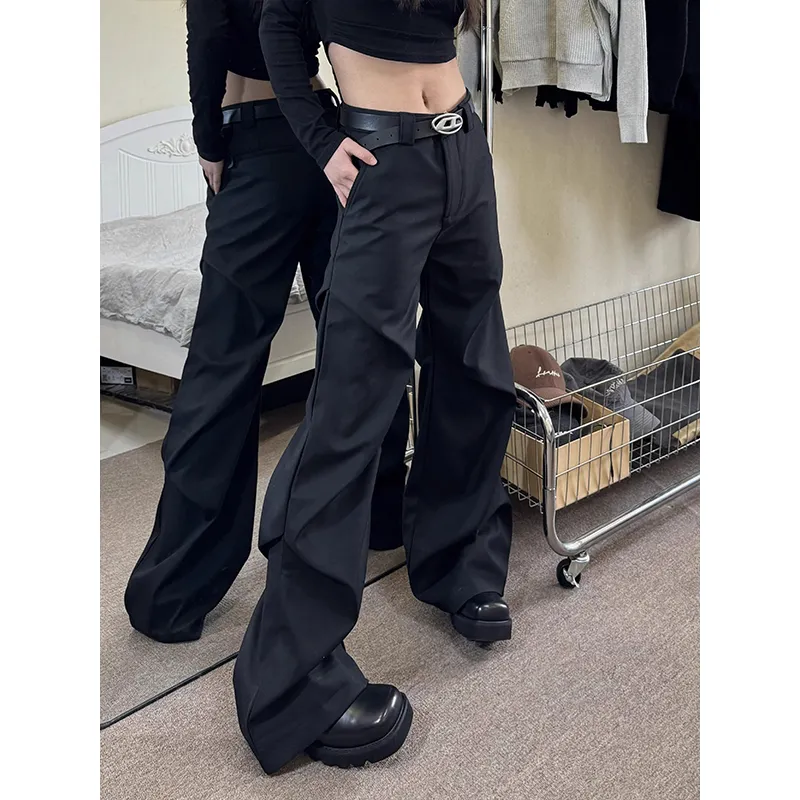 DARK HORSE Casual Pants Unisex Black-1