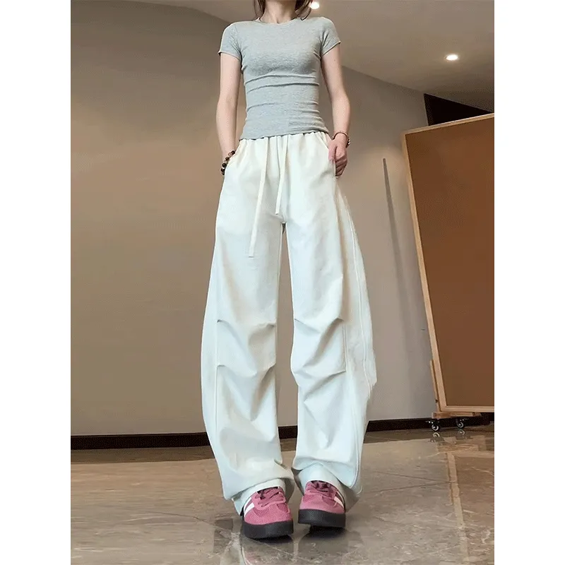 DARK HORSE Casual Pants Unisex Apricot-3