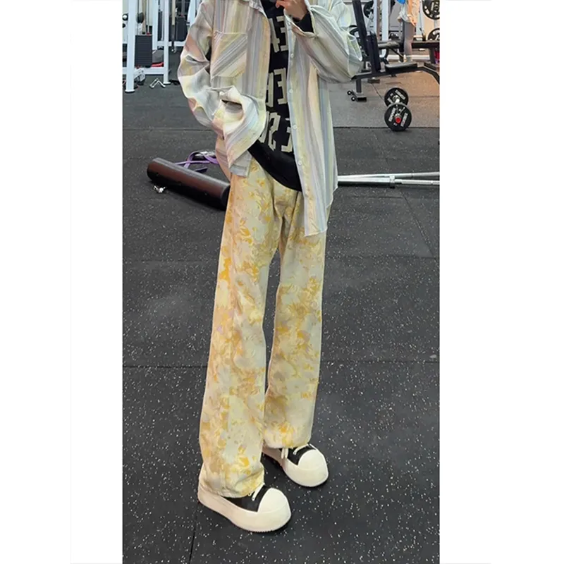 DARK HORSE Jeans Unisex Yellow-2