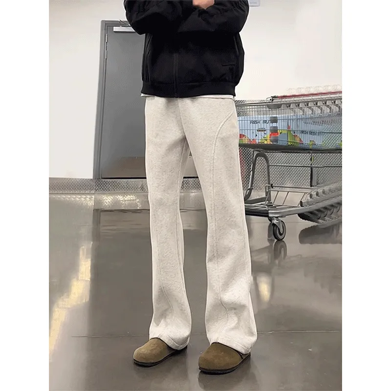 DARK HORSE Casual Pants Unisex Heather Gray-4