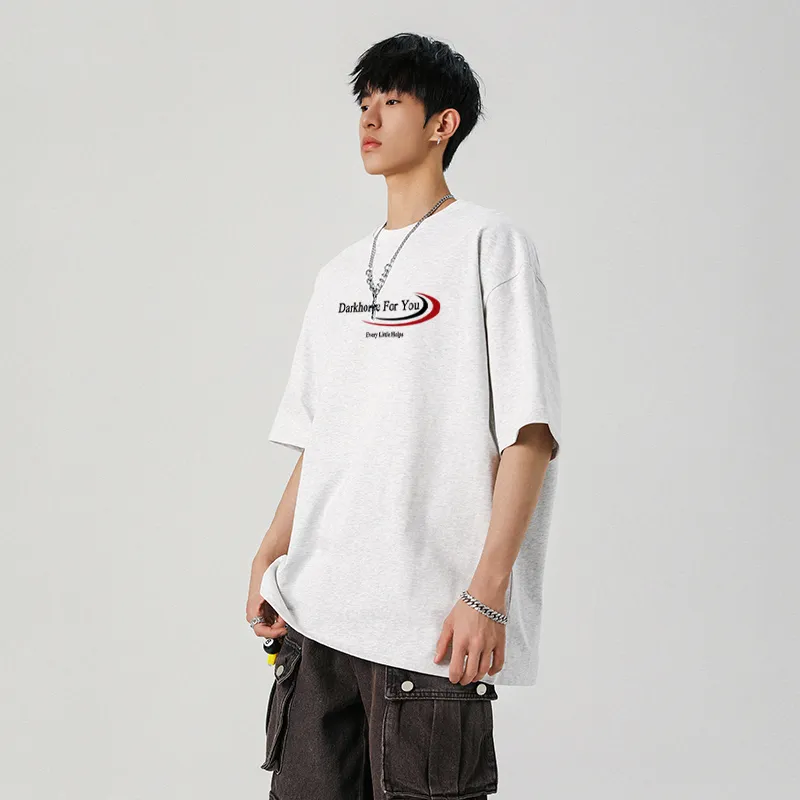 DARK HORSE Trendy Brand Heavyweight White T Shirt Unisex-13