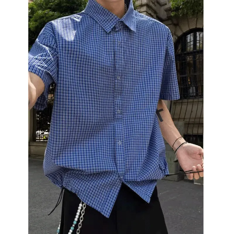 DARK HORSE Casual Shirt American Luxury Streetwear Lapel Coat Unisex-4