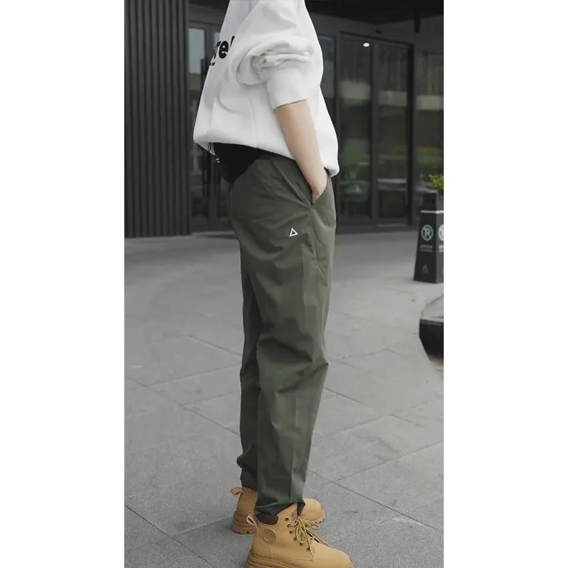 DARK HORSE Casual Pants Unisex Army Green-5