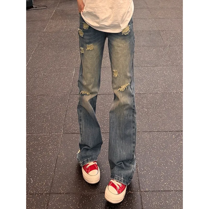 DARK HORSE Jeans Unisex Vintage Blue-2