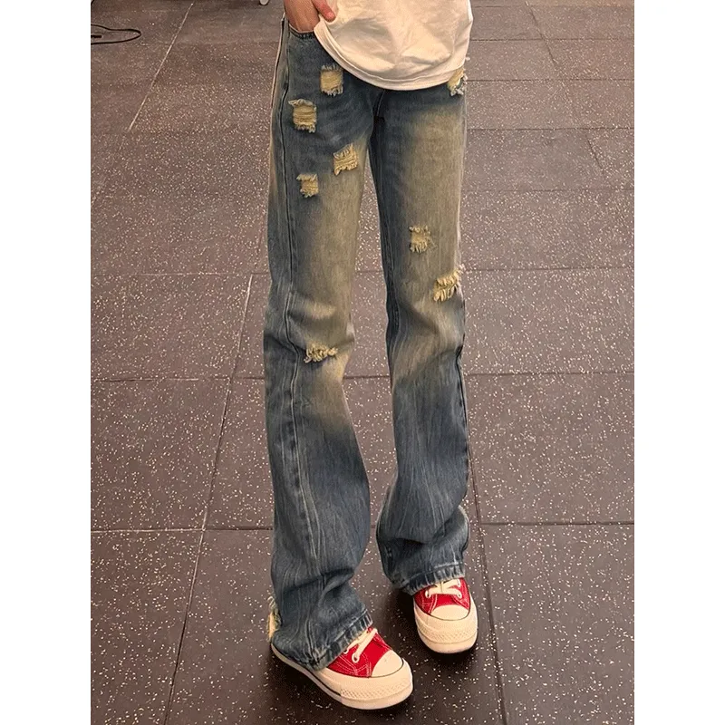 DARK HORSE Jeans Unisex Vintage Blue-3