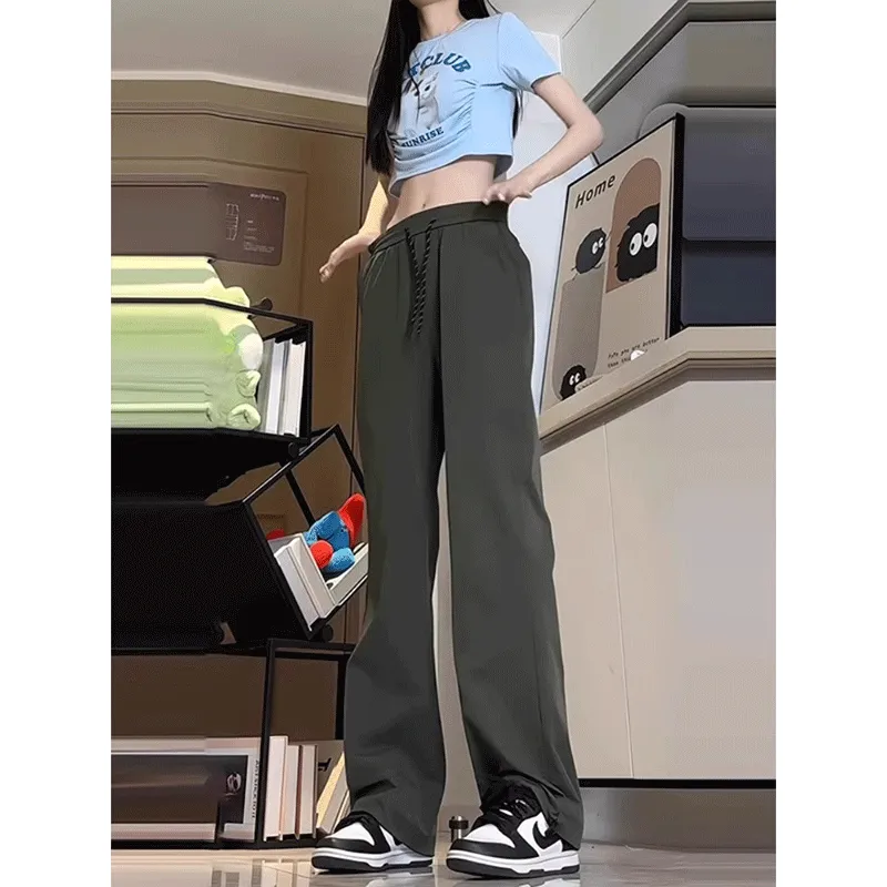 DARK HORSE Casual Pants Unisex Army Green-1