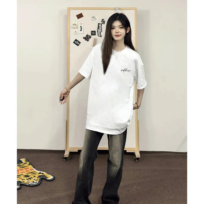 DARK HORSE 100% Cotton Small Neckline T Shirt In CleanFit Half Sleeve Style Unisex-3