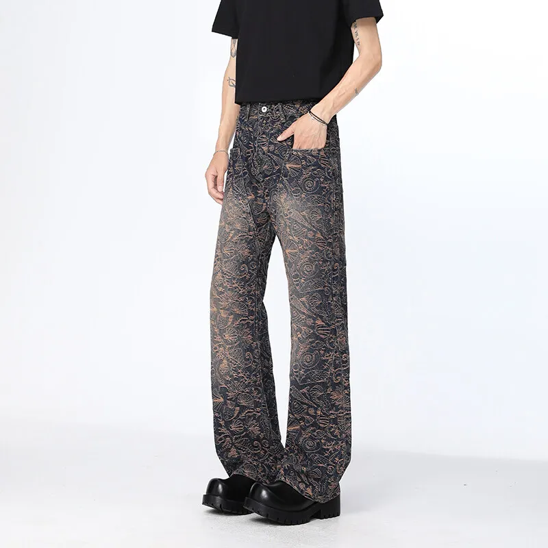 DARK HORSE Jeans Unisex Washed Blue-4