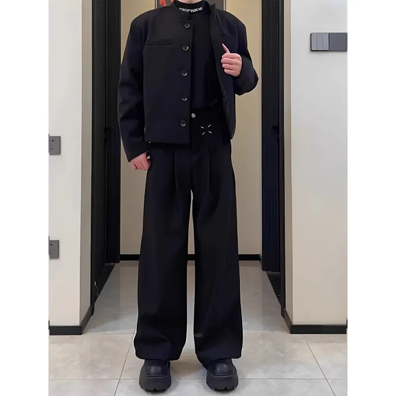DARK HORSE Casual Pants Unisex Ink Black-4