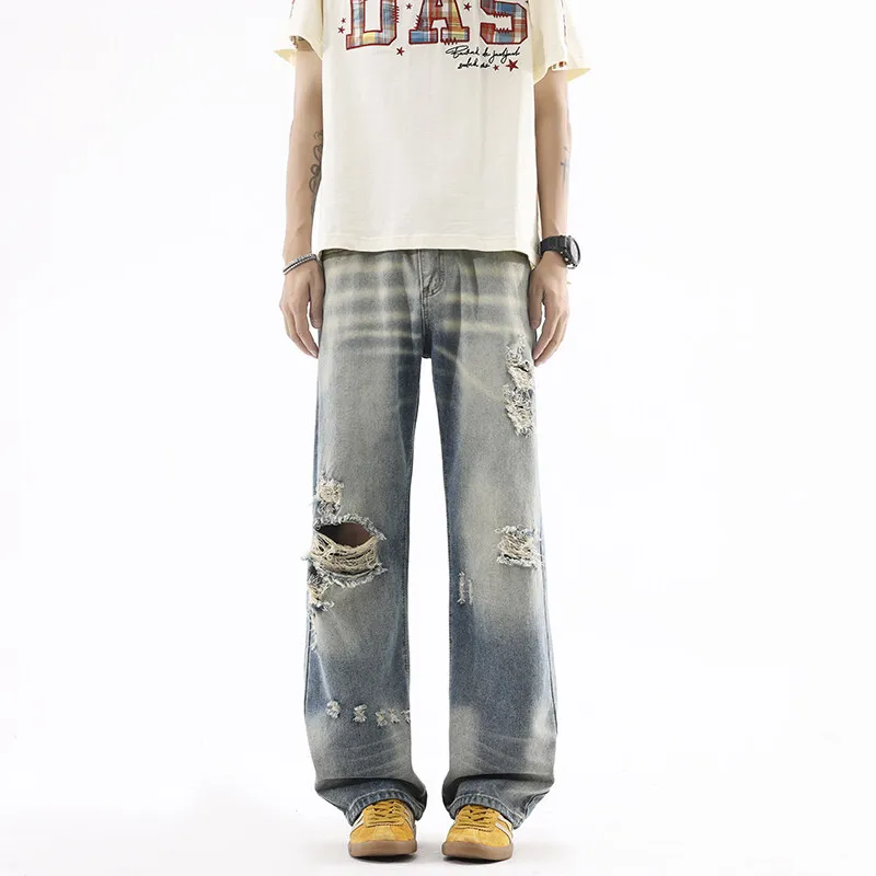 DARK HORSE Jeans Unisex Vintage Blue-3