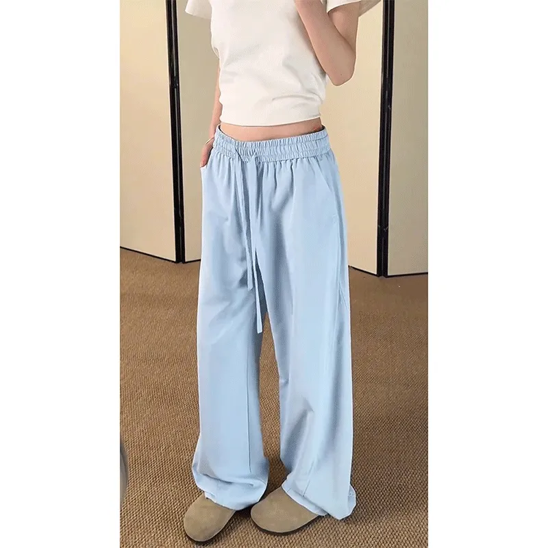 DARK HORSE Casual Pants Unisex Sky Blue-2