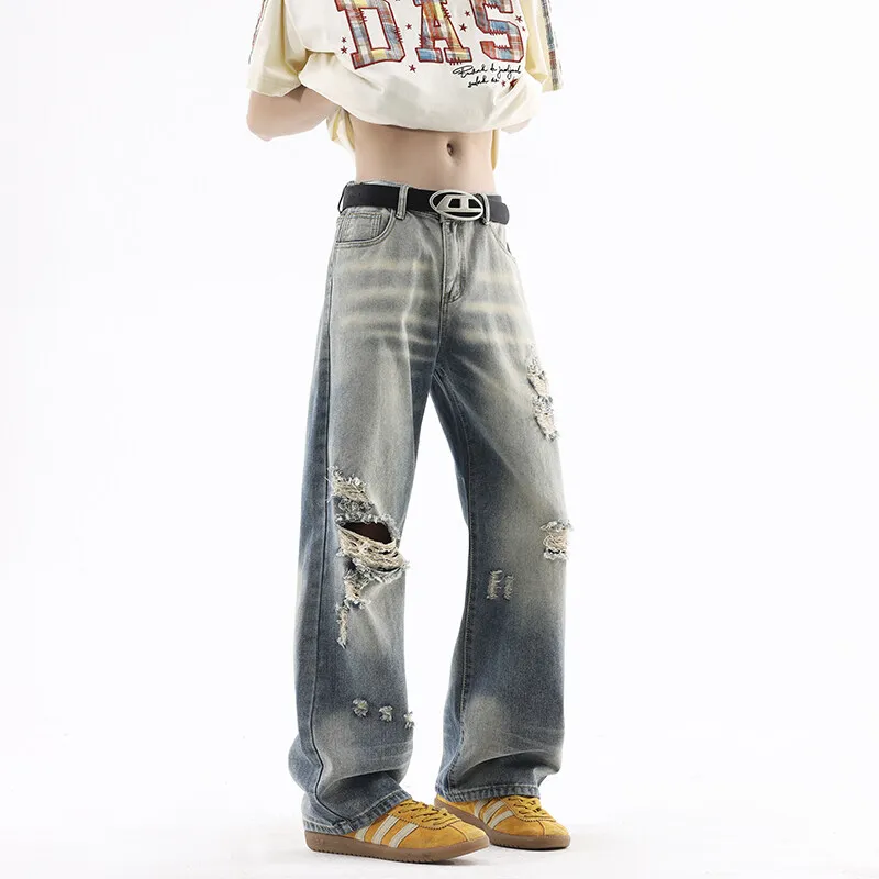 DARK HORSE Jeans Unisex Vintage Blue-2
