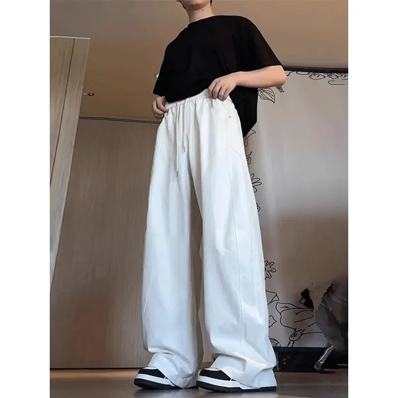 DARK HORSE Casual Pants Unisex Ecru-3