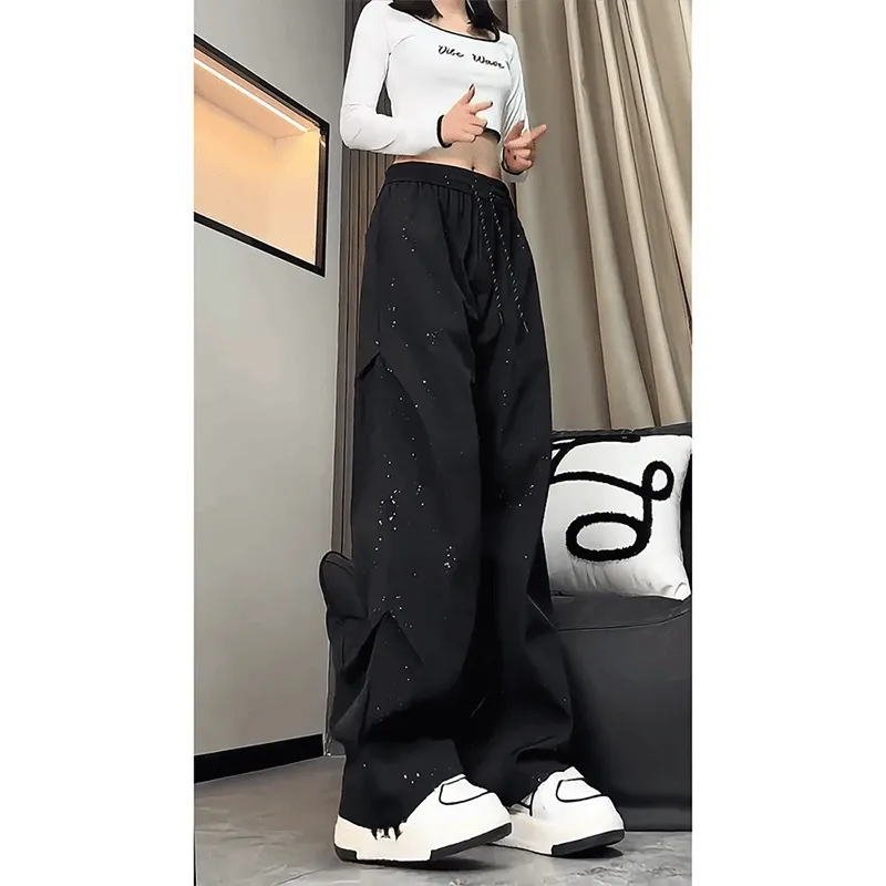 DARK HORSE Casual Pants Unisex Starry Black-4