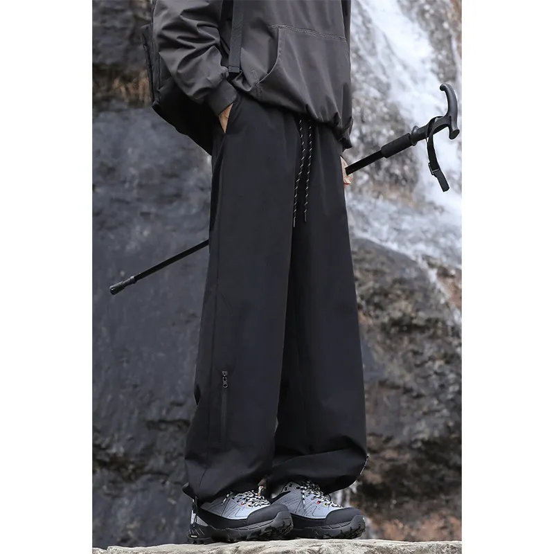 DARK HORSE Casual Pants Unisex Pure Black-3