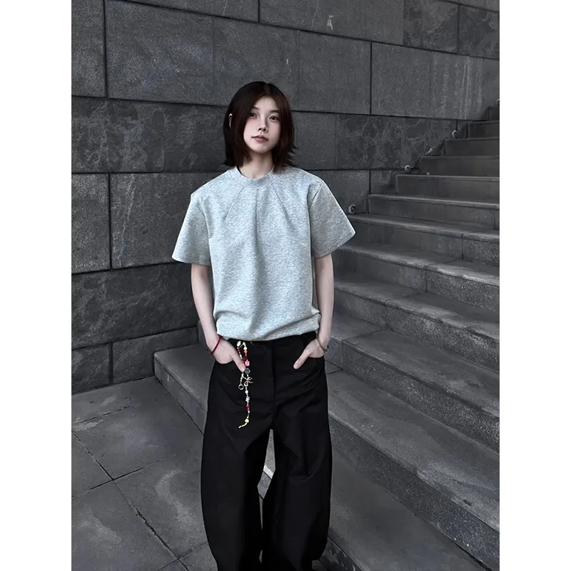 DARK HORSE T Shirts Unisex Gray-2