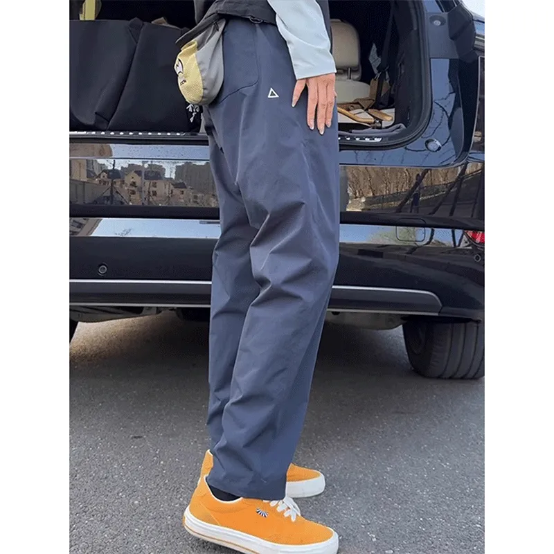 DARK HORSE Casual Pants Unisex Navy Blue-3