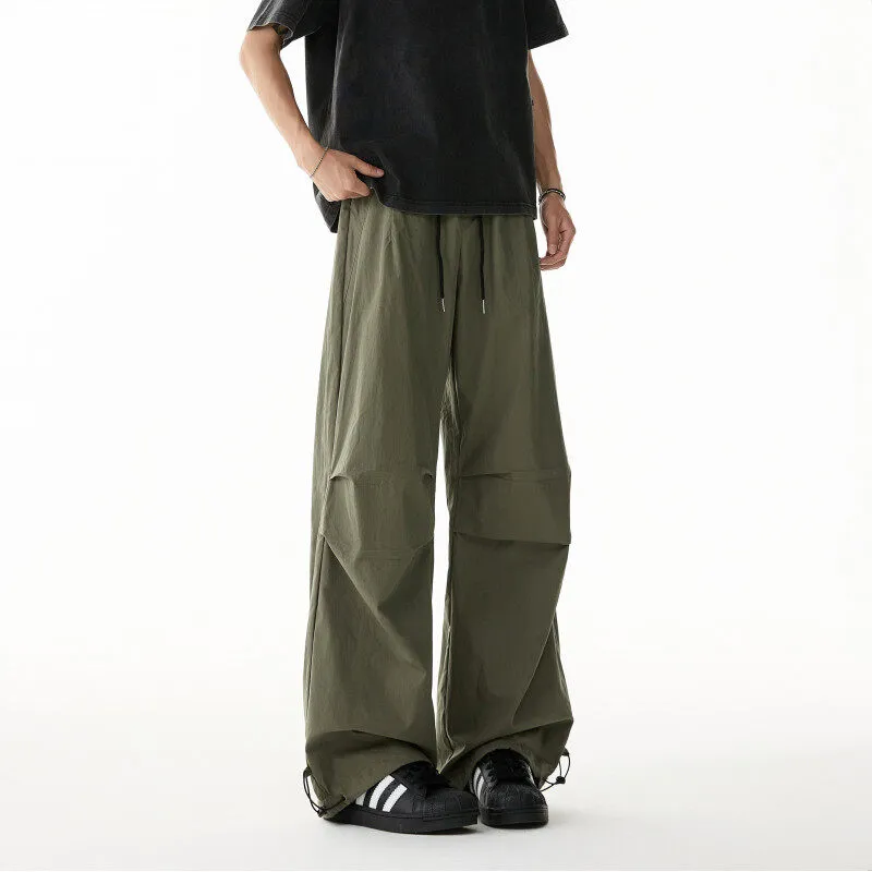 DARK HORSE Casual Pants Unisex Army Green-2