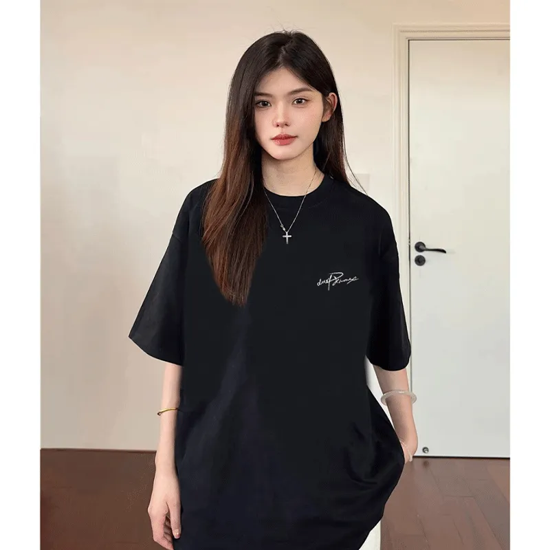 DARK HORSE 100% Cotton Small Neckline T Shirt In CleanFit Half Sleeve Style Unisex-7
