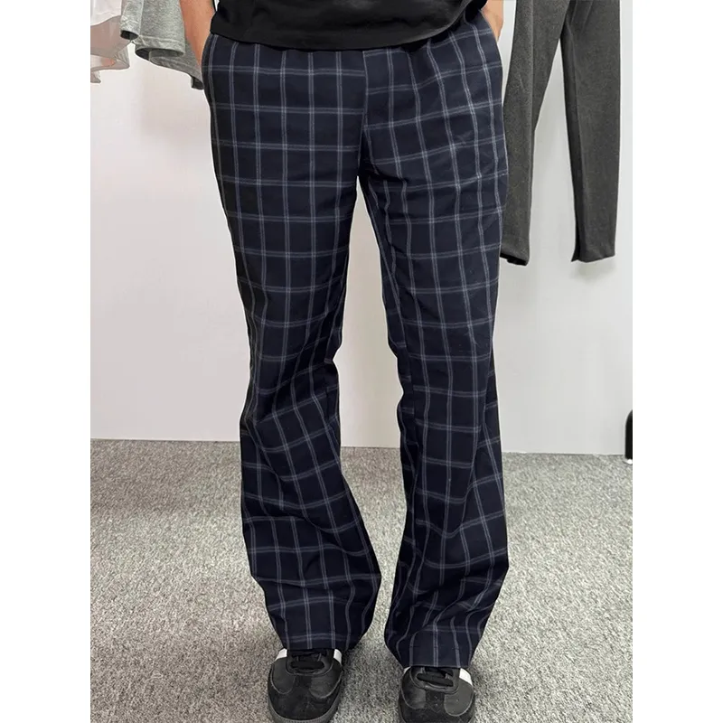 DARK HORSE Casual Pants Unisex Dark Black Blue-2