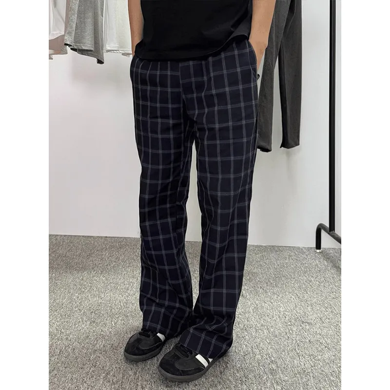 DARK HORSE Casual Pants Unisex Dark Black Blue-3