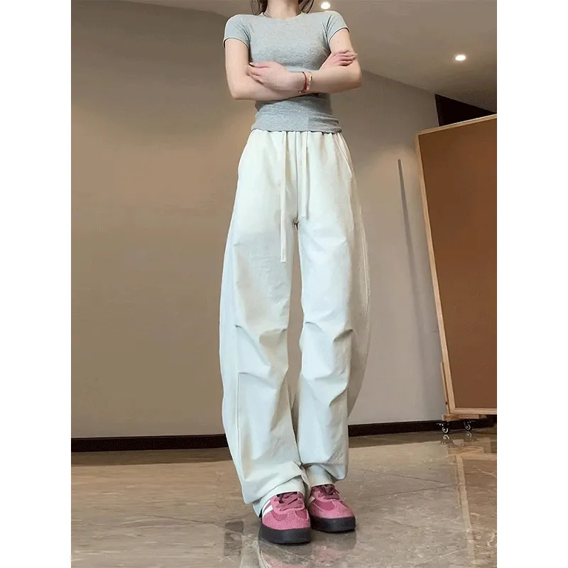 DARK HORSE Casual Pants Unisex Apricot-2