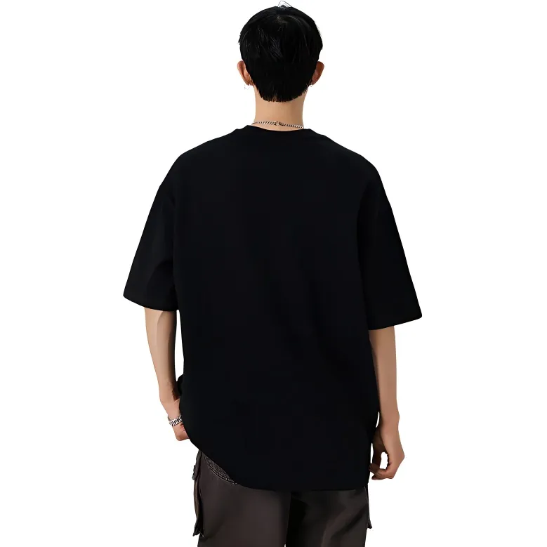 DARK HORSE Couple Loose Fit Effortless Style Summer Half Sleeve Top Unisex-6