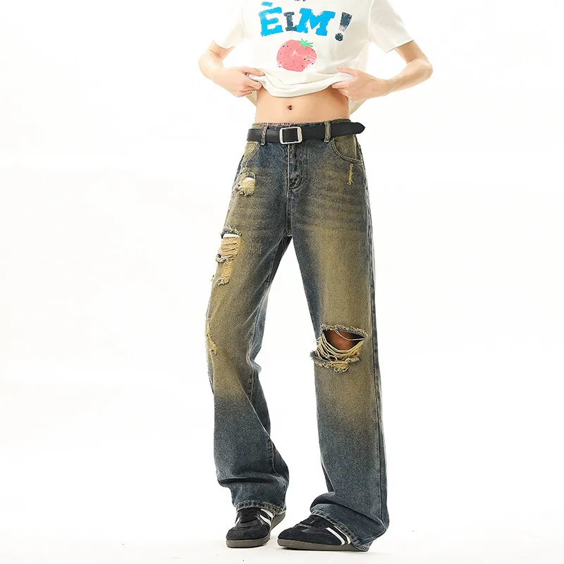 DARK HORSE Jeans Unisex Vintage Blue-4