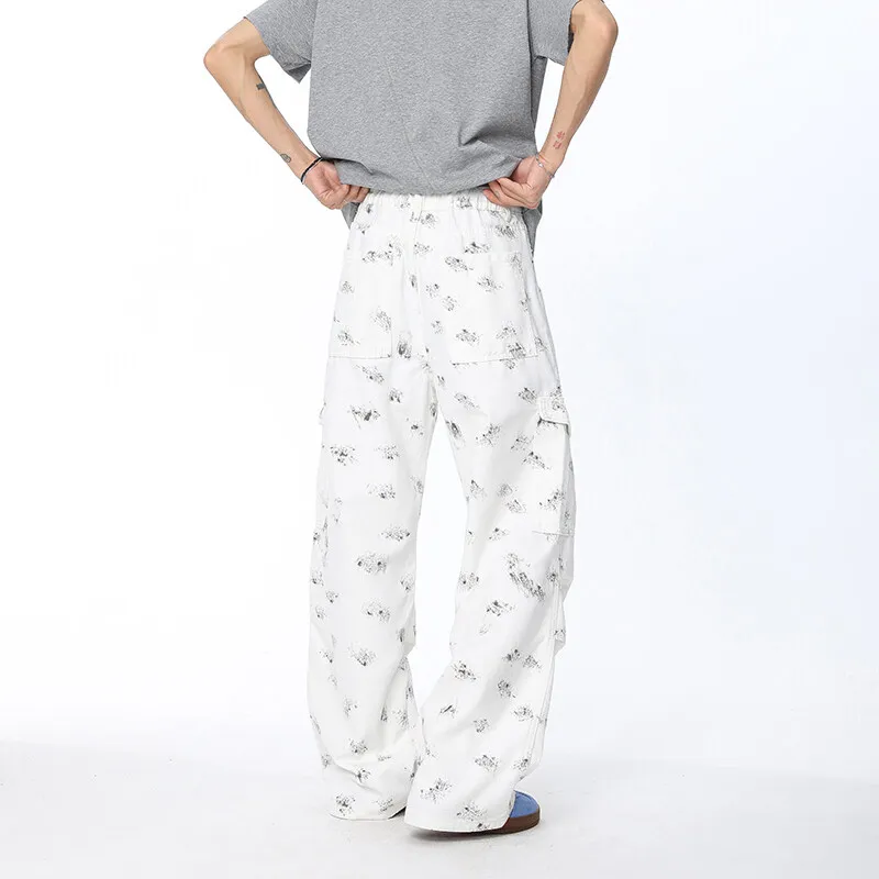 DARK HORSE Jeans Unisex Scallion White-1
