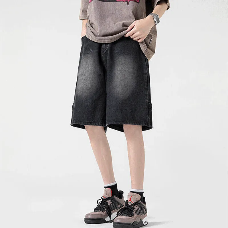 DARK HORSE Denim Shorts Unisex-11