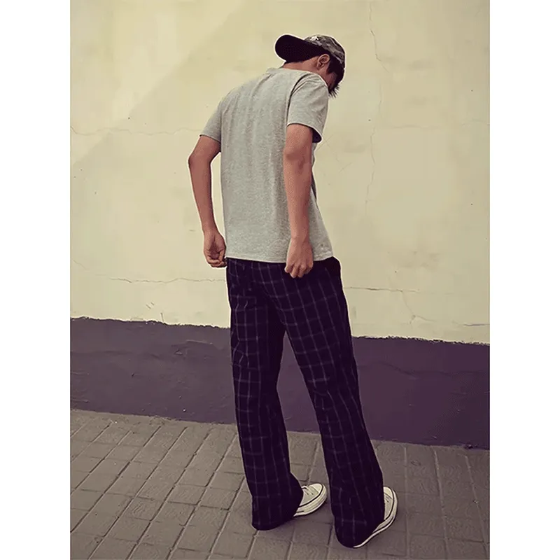 DARK HORSE Casual Pants Unisex Dark Blue-3